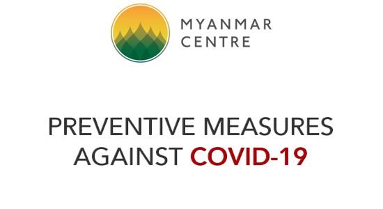COVID-19 preventive measure by Myanmar Centre | Myanmar Plaza COVID-19 preventive measure by Myanmar Centre | Myanmar Plaza